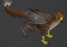 Lupragryph Standing (Wagging)